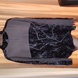 Moonshine Camo Attitude Attire sweatshirt Zipper neck to chest Mens Large